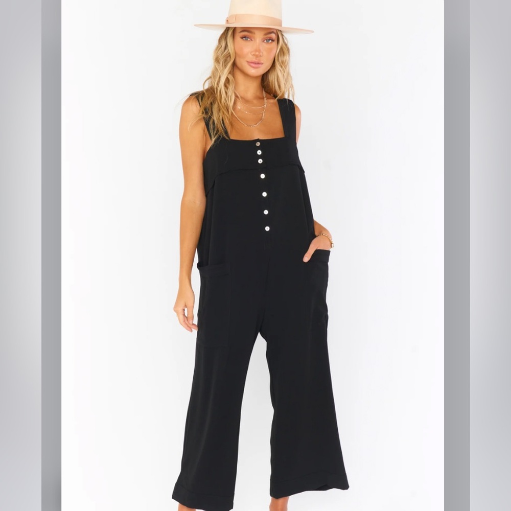 Show Me Your MuMu Run Around Jumpsuit Romper Pockets Maternity Summer Vacation